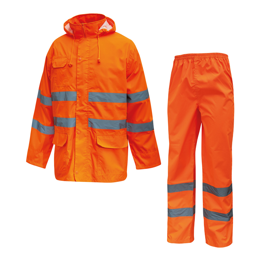Completo alta visibilit� hi-light cover orange fluo u-power - taglia l.