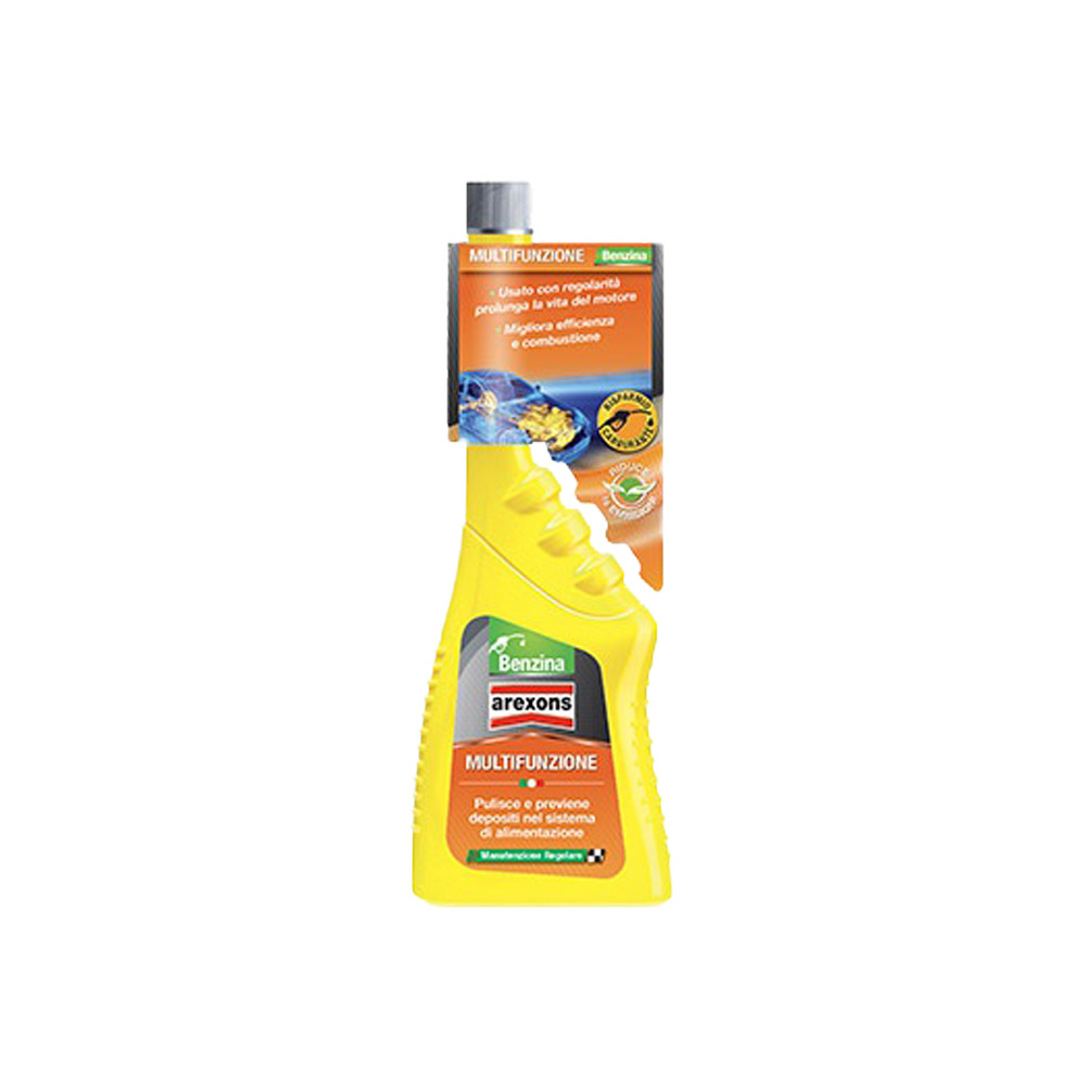 Additivo pulitore multifunzione per motori benzina arexons 250 ml.