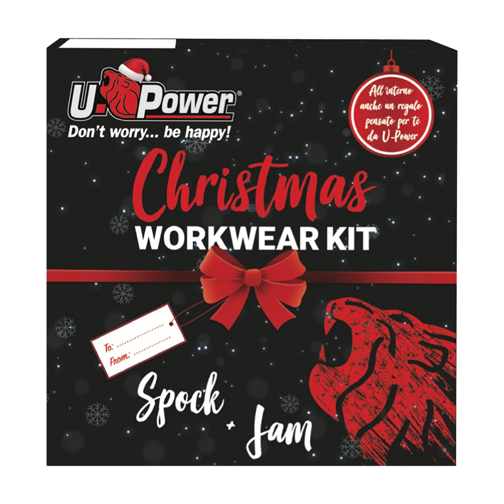 Xmas Kit Deep Blue Tg.S U-POWER - Giacca, Pantalone, Scaldacolllo e Guanti