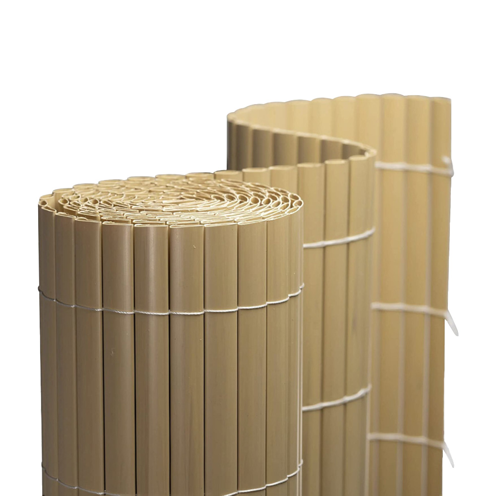 Arella Doppia Ombreggiante in PVC Bamboo 150x300 cm FERLIVING - Beige
