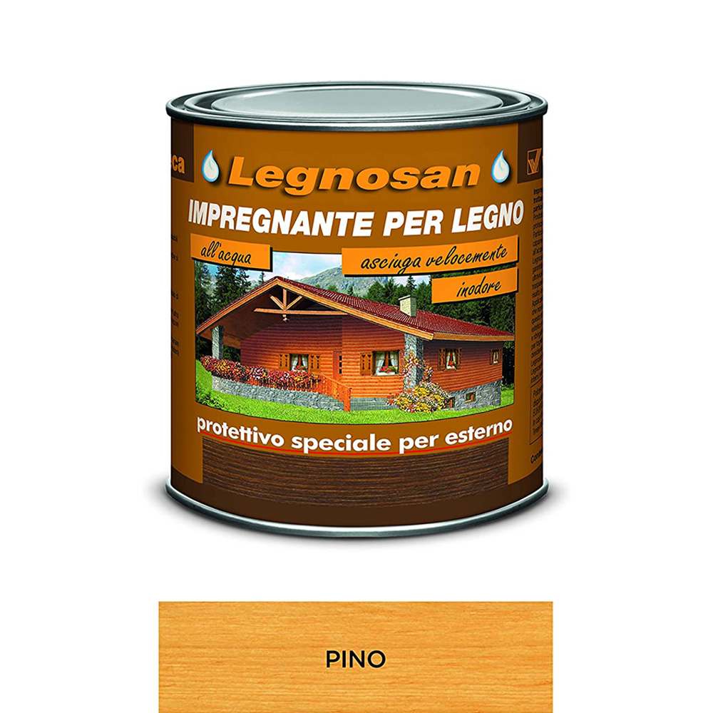 Impregnante all'Acqua per Legno Esterno Legnosan 2,5 Lt VELECA - Pino