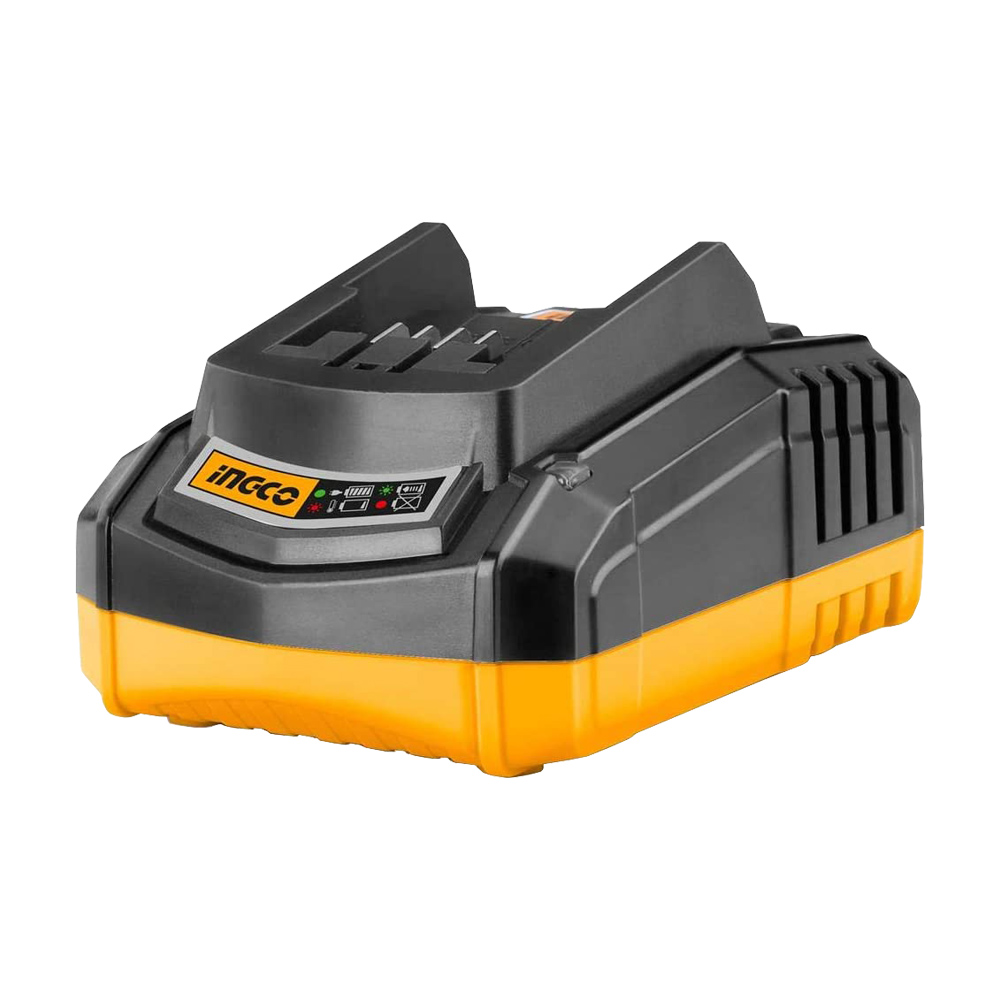 Caricabatterie rapido 20v ingco - per batterie 2.0 e 4.0 ah.