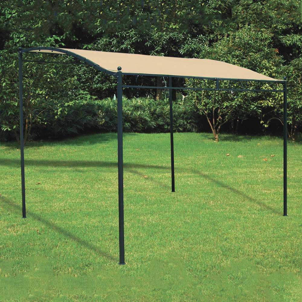Veranda Gazebo Beige in Acciaio  FERLIVING - CM. 250x300x250/203h