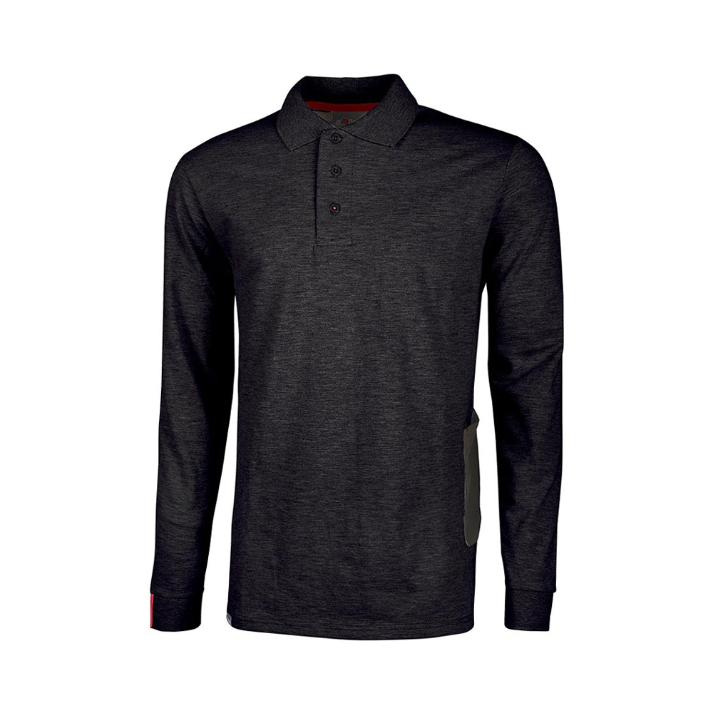 Polo Maniche Lunghe Enjoy Live Black Carbon U-POWER - Taglia L