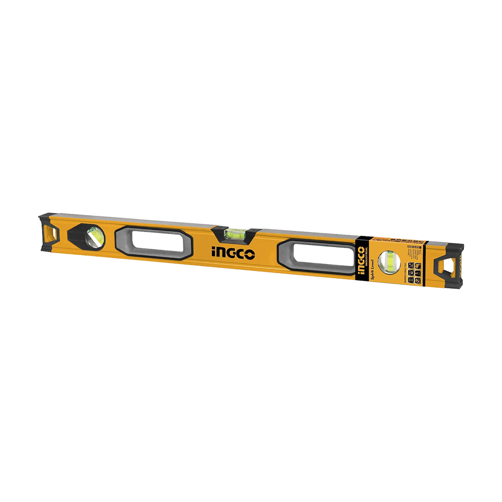 Livella 3 Bolle in Alluminio 80 cm INGCO - Precisione 0.5 mm/mt