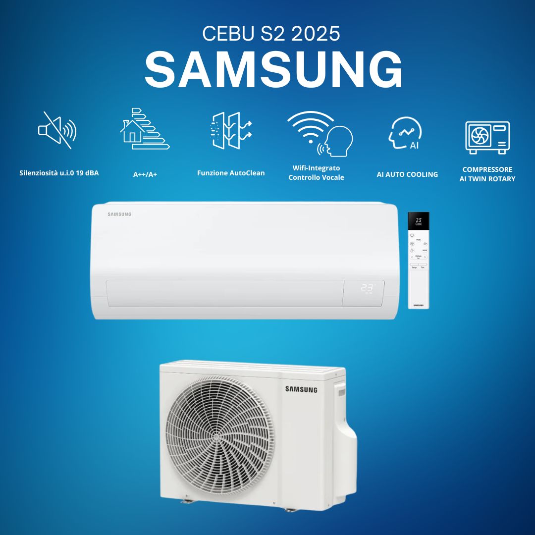 Climatizzatore Samsung CEBU S2 Novita' 2025 WiFi Integrato Mono 9000 BTU