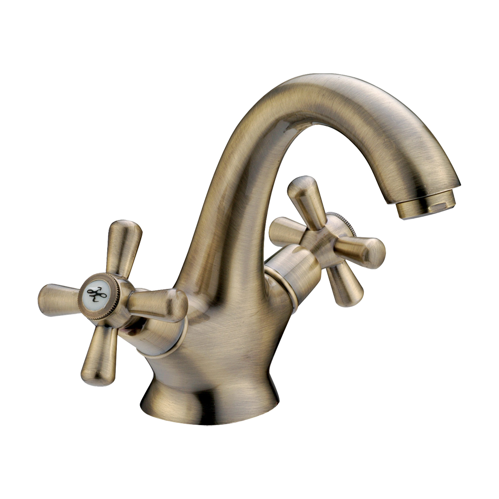 Miscelatore monoforo per lavabo sofia ferqlima - finitura bronzata.