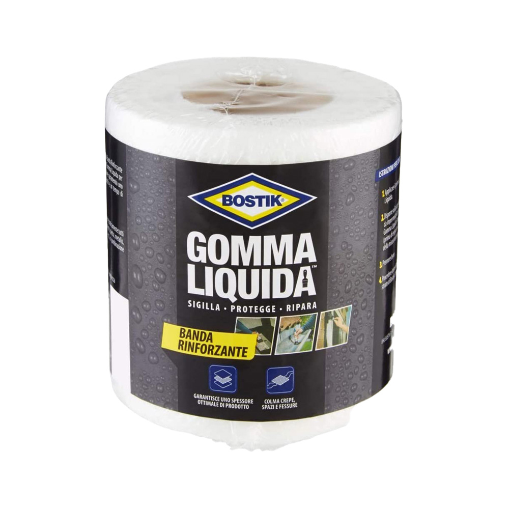Banda Rinforzante Gomma Liquida BOSTIK 10 cm x 10 mt