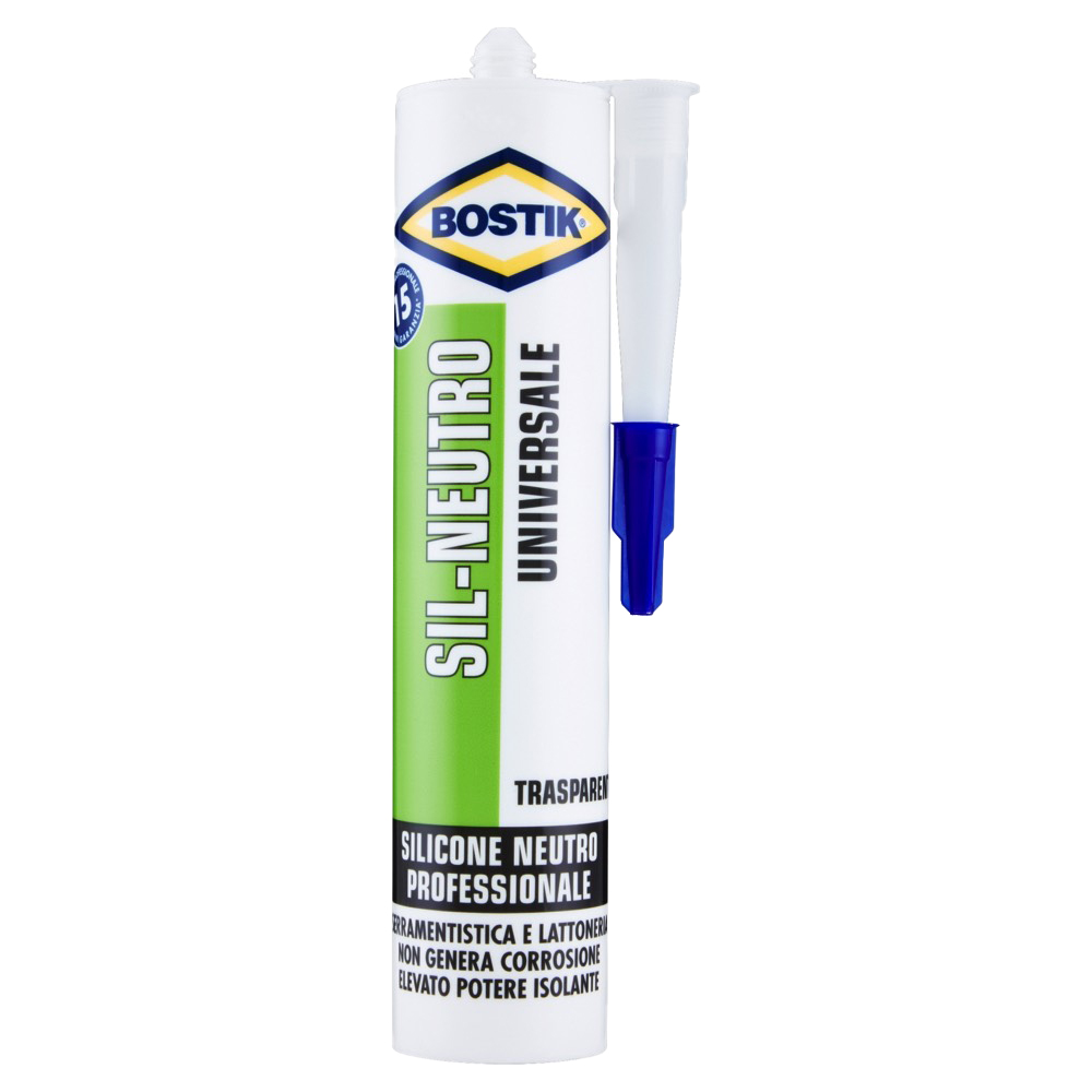 Silicone Neutro Trasparente SIL-Neutro BOSTIK 300 ml