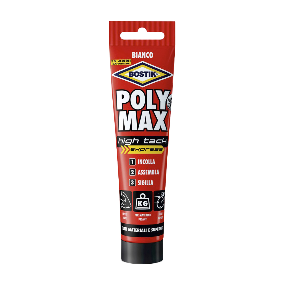Poly max high tack express bianco 165 gr.