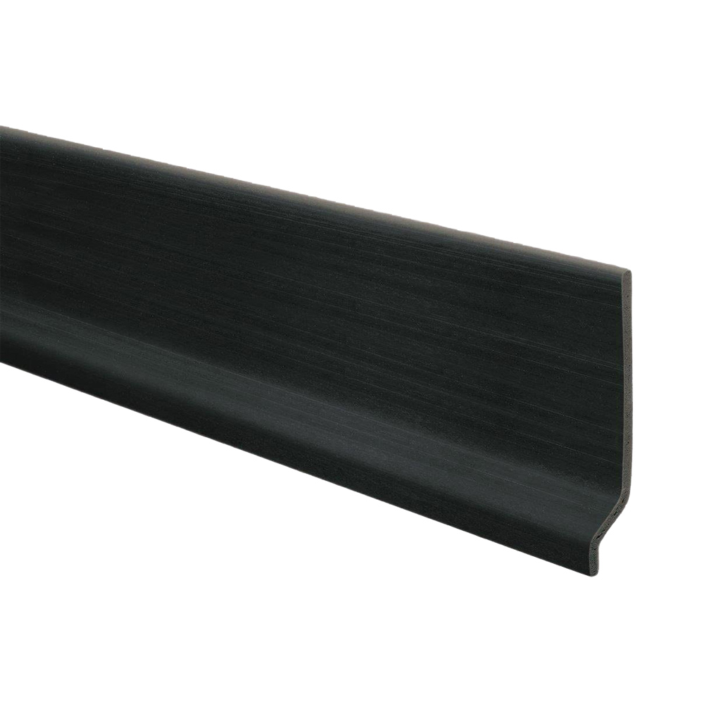 Battiscopa in PVC Espanso Nero 70x9 mm - 2 metri lineari