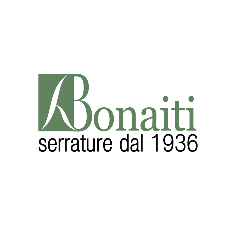 Serratura Patent Media B-Split BONAITI Cromato - Scrocco Centrale Reversibile