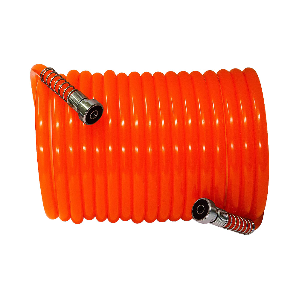 Tubo spiralato 15 mt per compressore ferwork - attacco a baionetta.