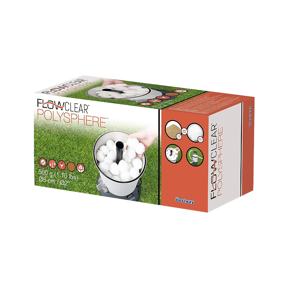 Polisfere Filtra-Acqua Pompa Piscina BESTWAY 500 gr