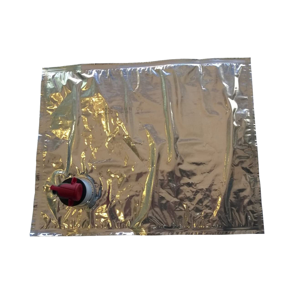 Bag in box 3 lt - sacca in alluminio per bevande ed alimenti con rubinetto.