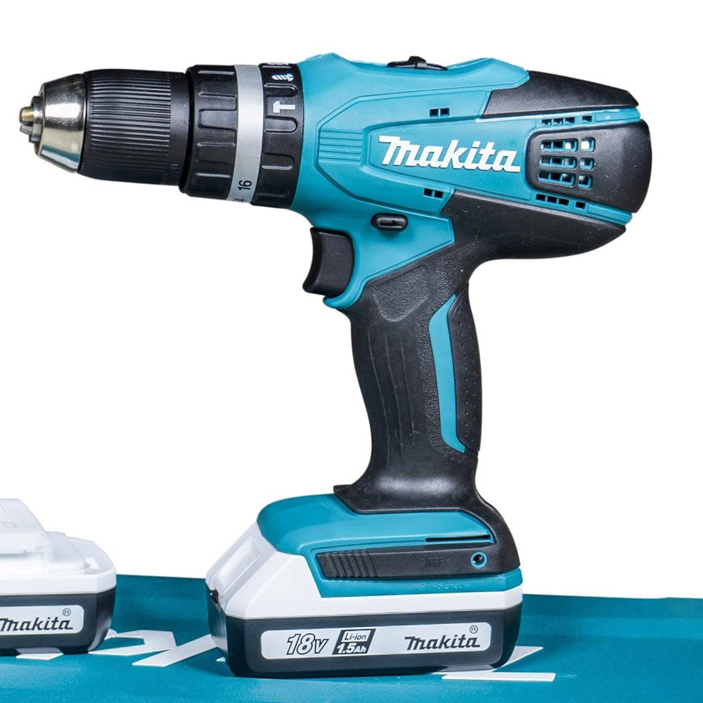 Trapano a Batteria 18V con Percussione MAKITA HP488D006 con 2 Batterie 2.0 AH