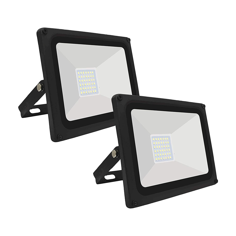 Faretto led 50w pegaso 2 pezzi - luce fredda 6000k - 20.000 ore di lavoro - ip65.