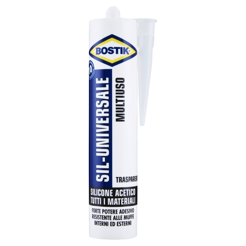 x24 Silicone Universale per Giunti e Fessure 280 ml BOSTIK - Scatola da 24 Pezzi