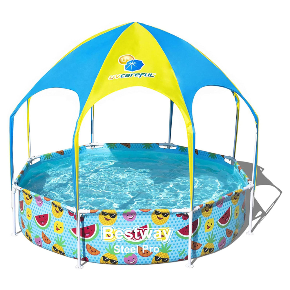 Piscina per bambi con doccetta Steel Pro BESTWAY - 244x51h cm