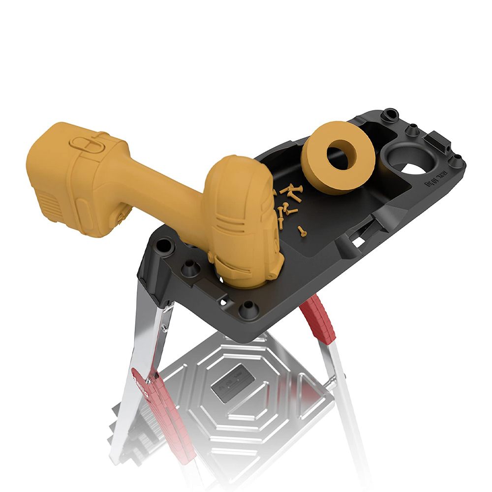 Scaletto Alluminio a Forbice 8 Gradini L60 HAILO - Altezza 233 cm