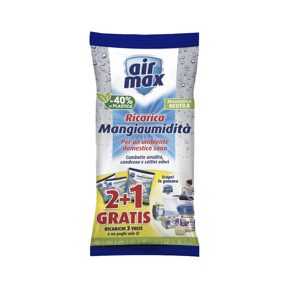Ricarica sali assorbiumidit� neutra air max 1350 gr - ricarichi 3 paghi 2.