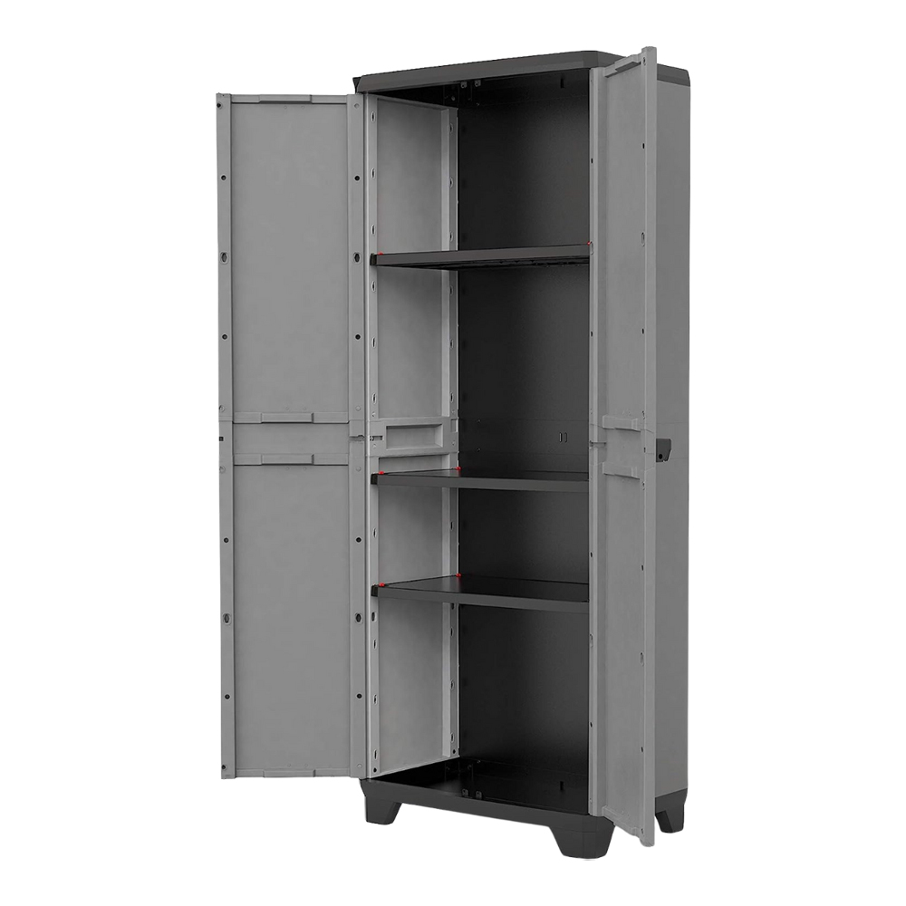 Armadio a 2 Ante con 3 Ripiani Regolabili Stilo KETER - 68x39x173h cm
