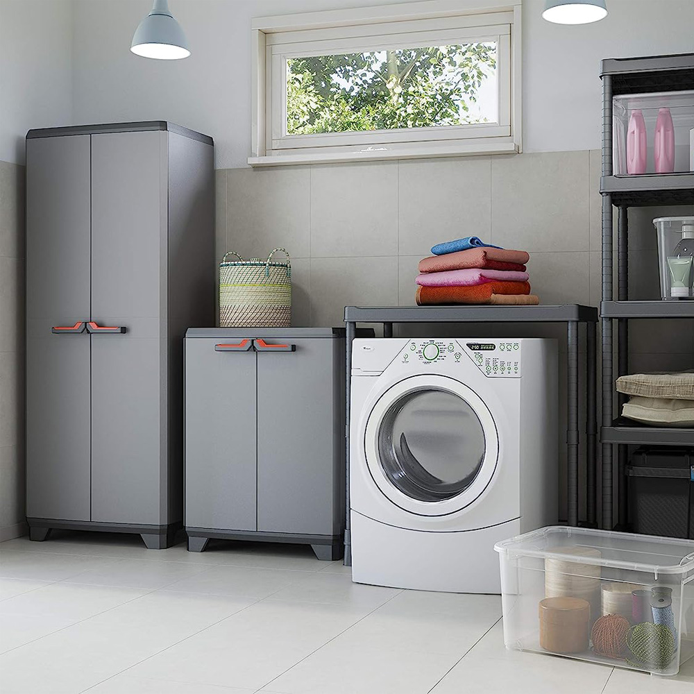 Armadio a 2 Ante con 3 Ripiani Regolabili Stilo KETER - 68x39x173h cm