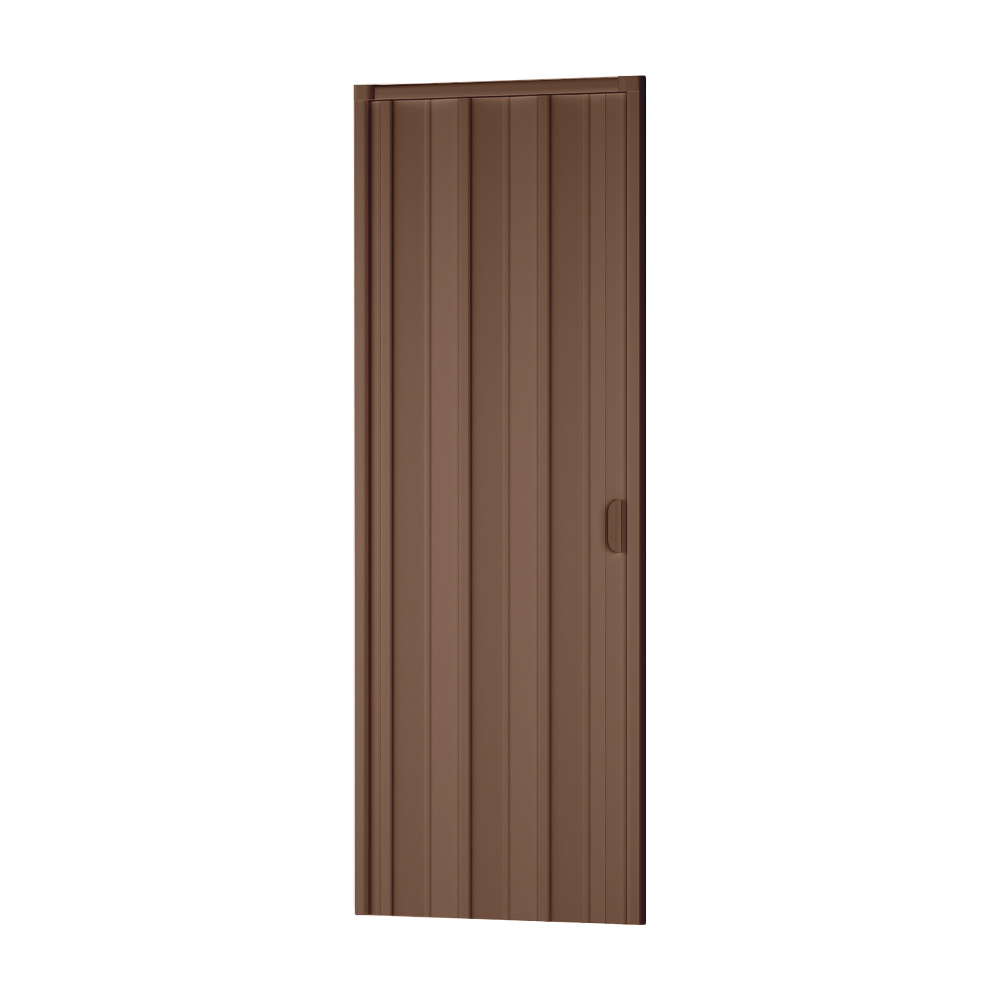 Porta a Soffietto con Maniglia 100x214h cm FERLIVING - Noce