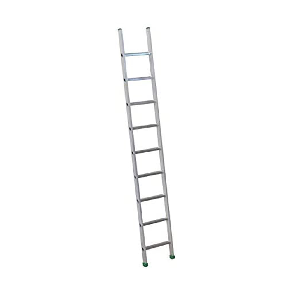 Scala da appoggio professionale 9 gradini ferwork - altezza 3 mt.