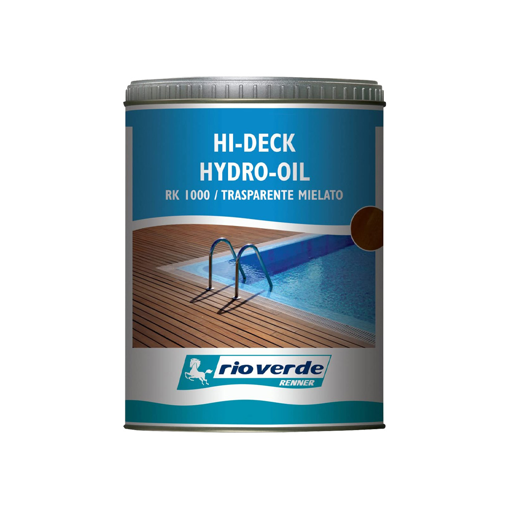 Olio all'Acqua per Esterni in Legno RK 1000 750 ml RIOVERDE - Trasparente