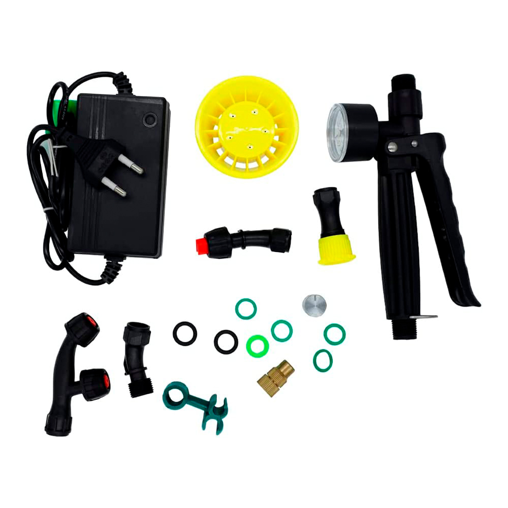 Pompa a Zaino a Batteria 12V 10 Ah 16 Lt FERGARDEN - Completa di Accessori