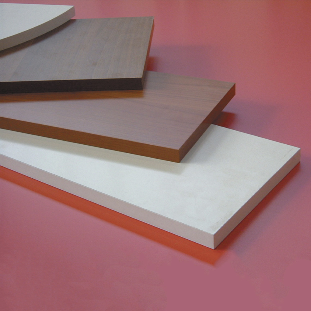 Mensola Squadrata in Legno FERLIVING - Bianco 100x50x1,8 cm