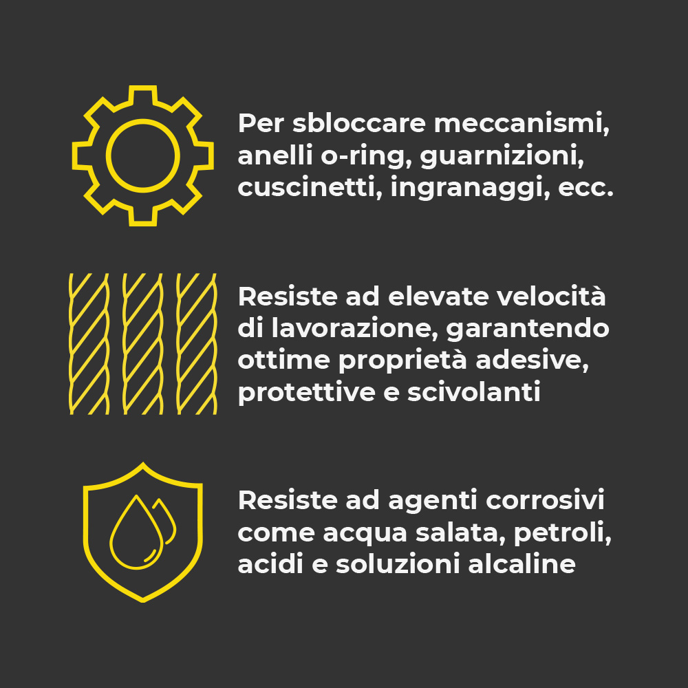 Grasso al Litio con Teflon NA92 LITIOPTFE 400 ml per Uso Professionale