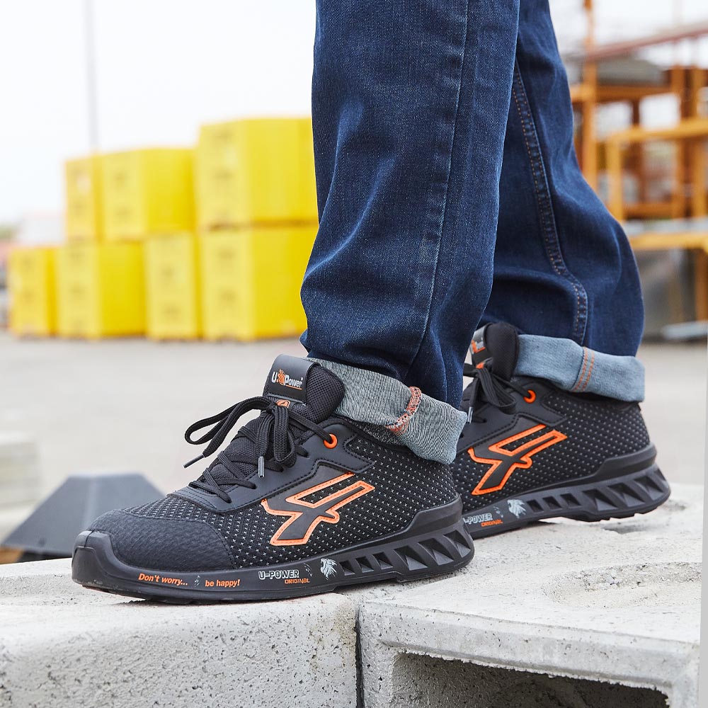 Scarpa Antinfortunistica Bassa Red Leve Peter Tg.39 U-POWER - S3 SRC CI ESD