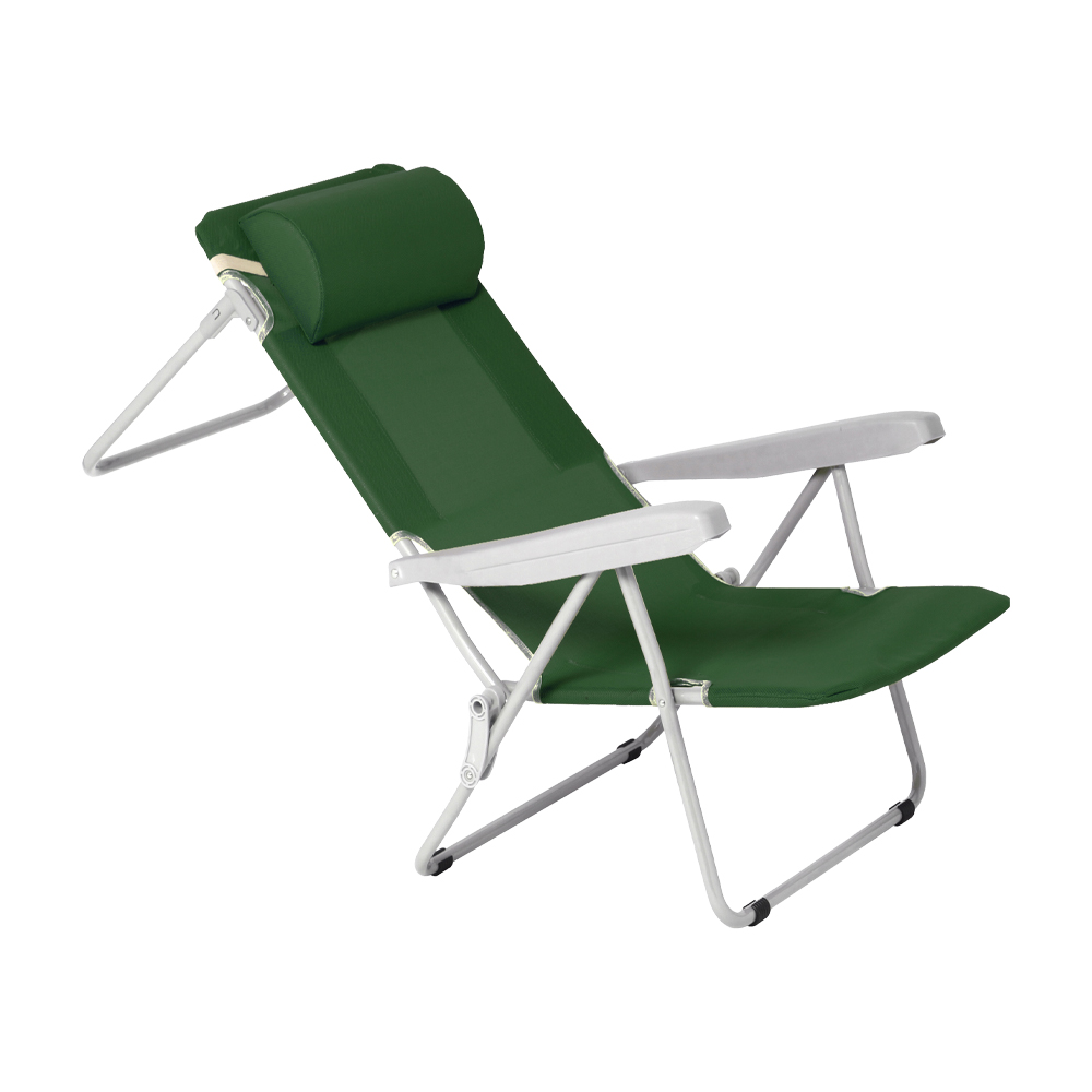 Sdraio 7 posizioni marina in acciaio ferliving - funzione letto.
