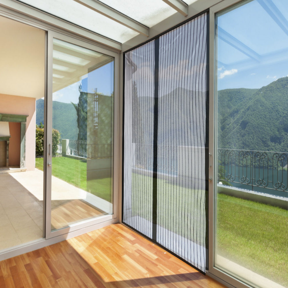 Zanzariera Magnetica Riducibile 140x250h cm IRS - Nero
