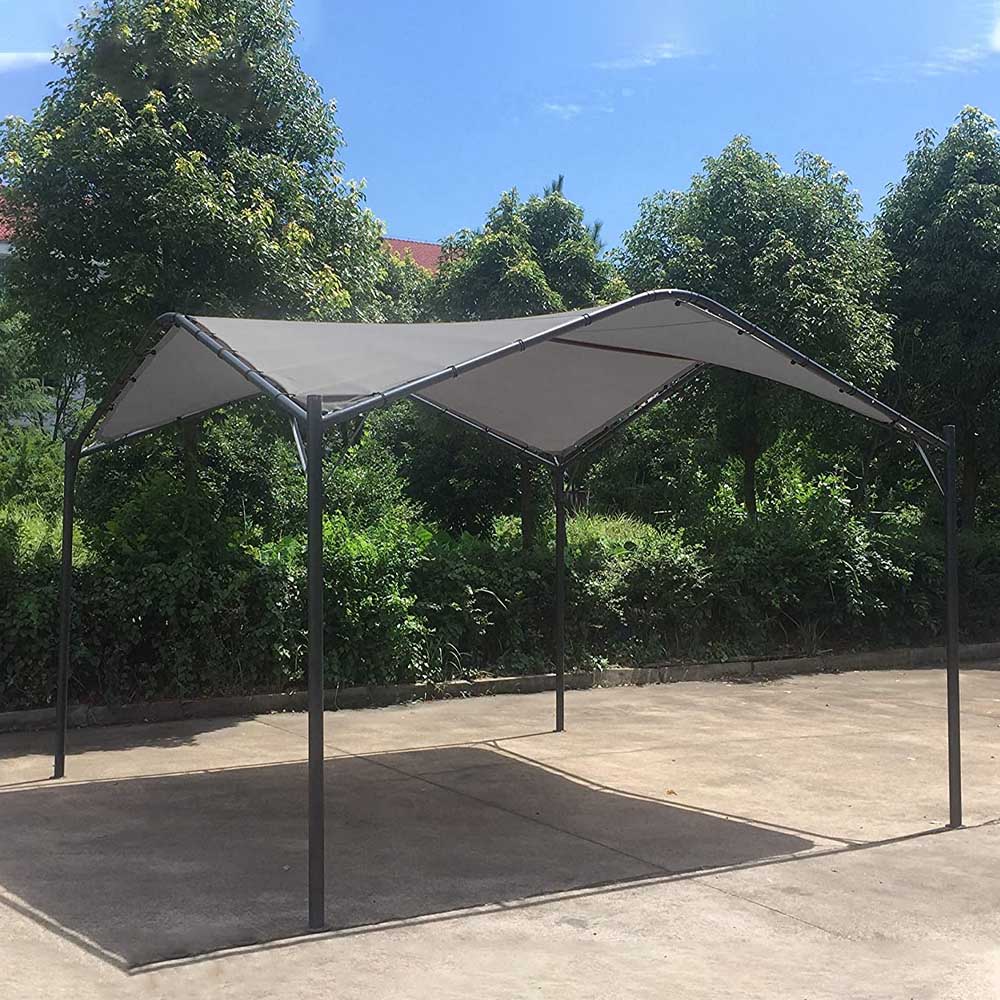 Gazebo Onda in Acciaio e Poliestere 350x350 cm FERLIVING - Grigio