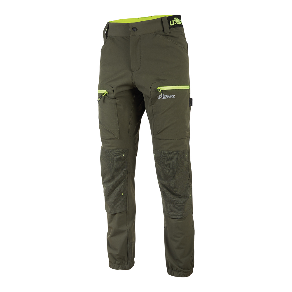 Pantaloni da lavoro u-supremacy horizon dark green u-power - taglia l.