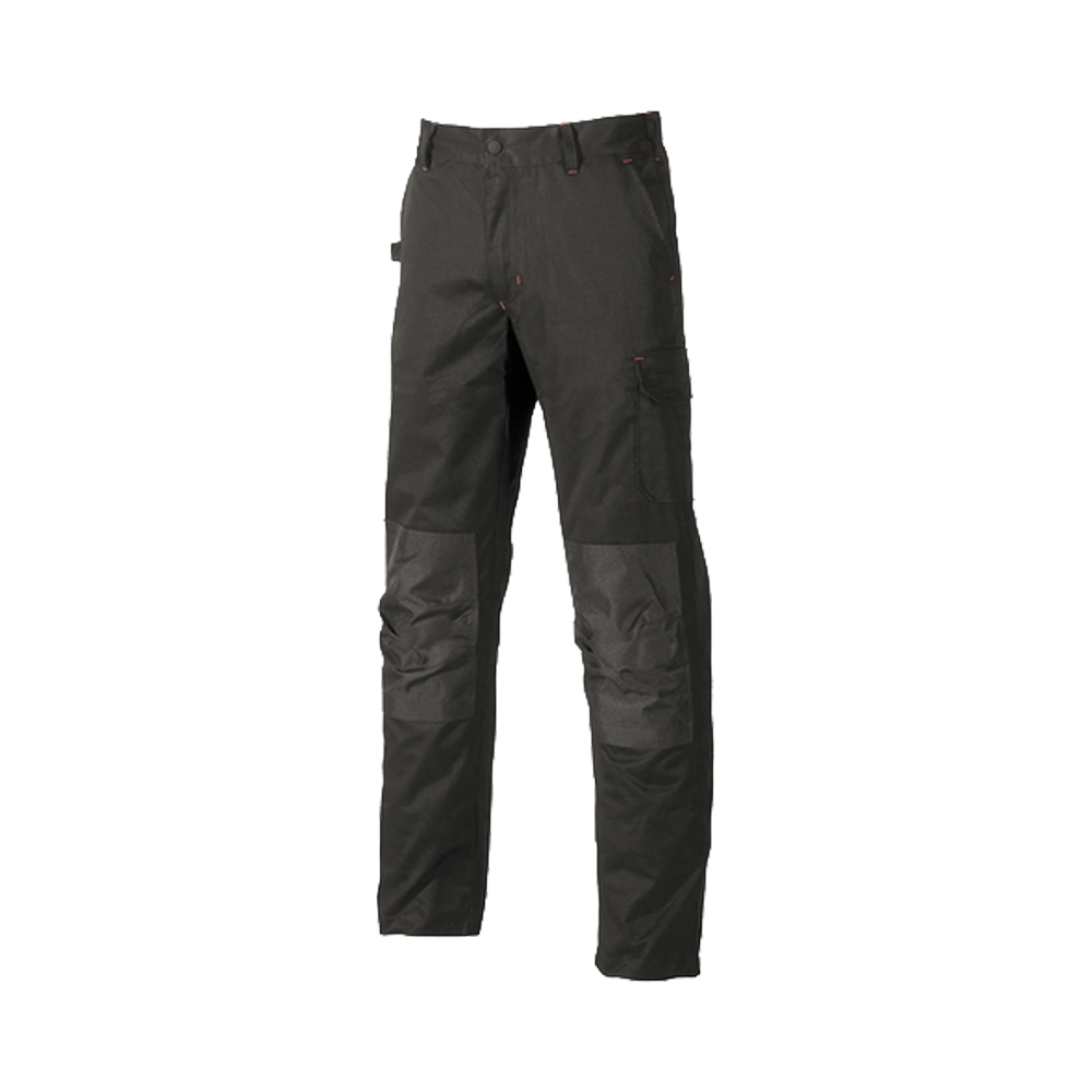 Pantalone da lavoro smart alfa black carbon u-power - taglia 52.