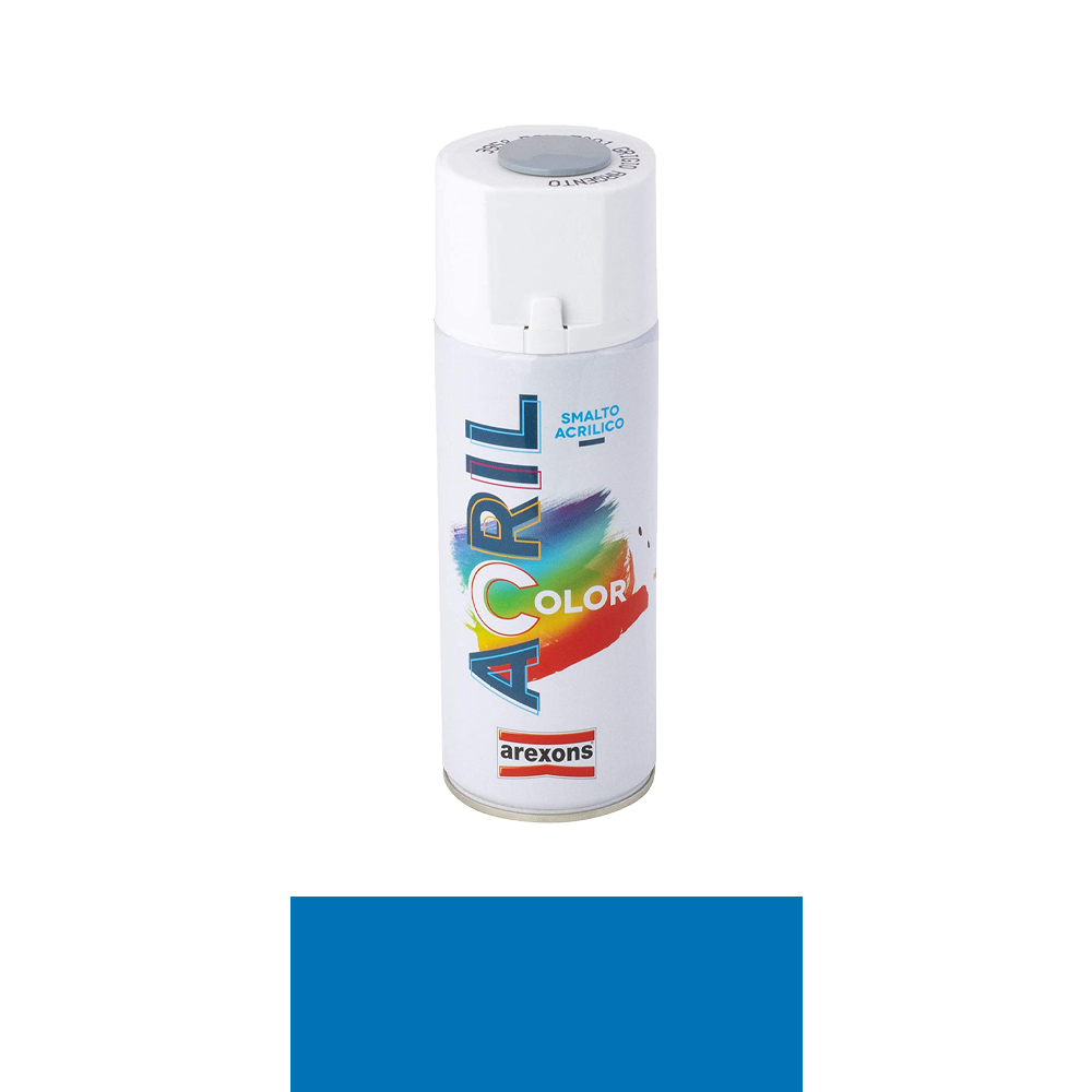 Smalto spray acril color arexons 400 ml - blu traffico ral 5017.