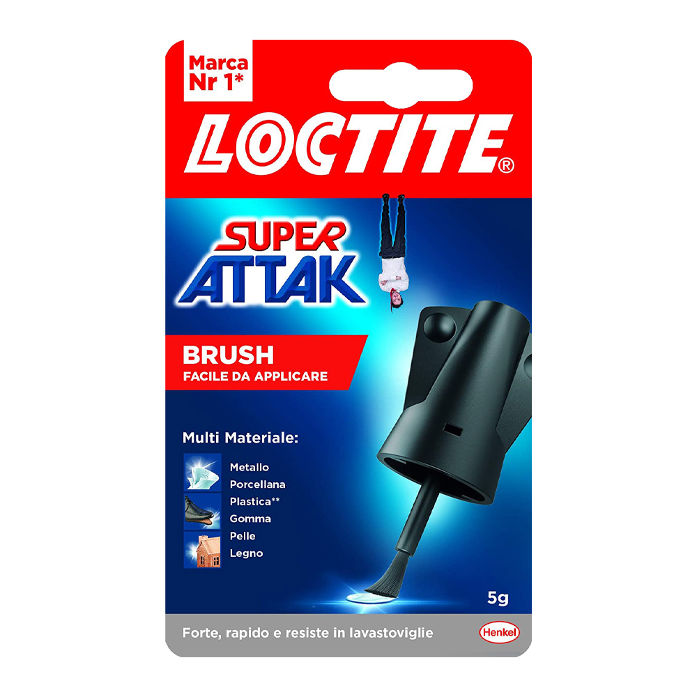 Adesivo Universale Istantaneo Super Attak Easy Brush LOCTITE 5 gr
