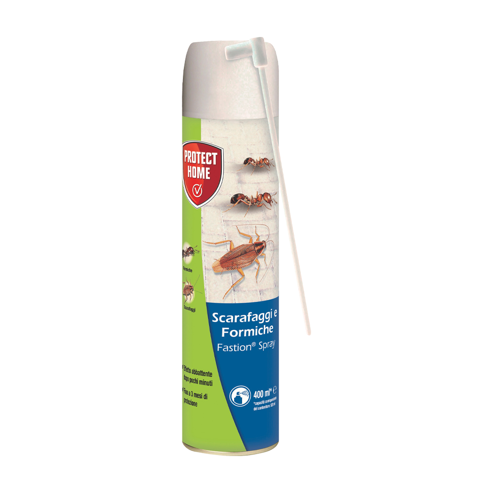 Fastion Spray Scarafaggi e Formiche 400 ml PROTECT HOME - Deltametrina