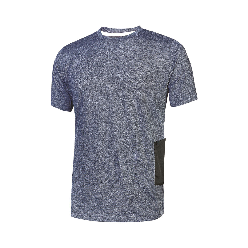 T-Shirt Maniche Corte Enjoy Road Deep Blue U-POWER - Taglia S