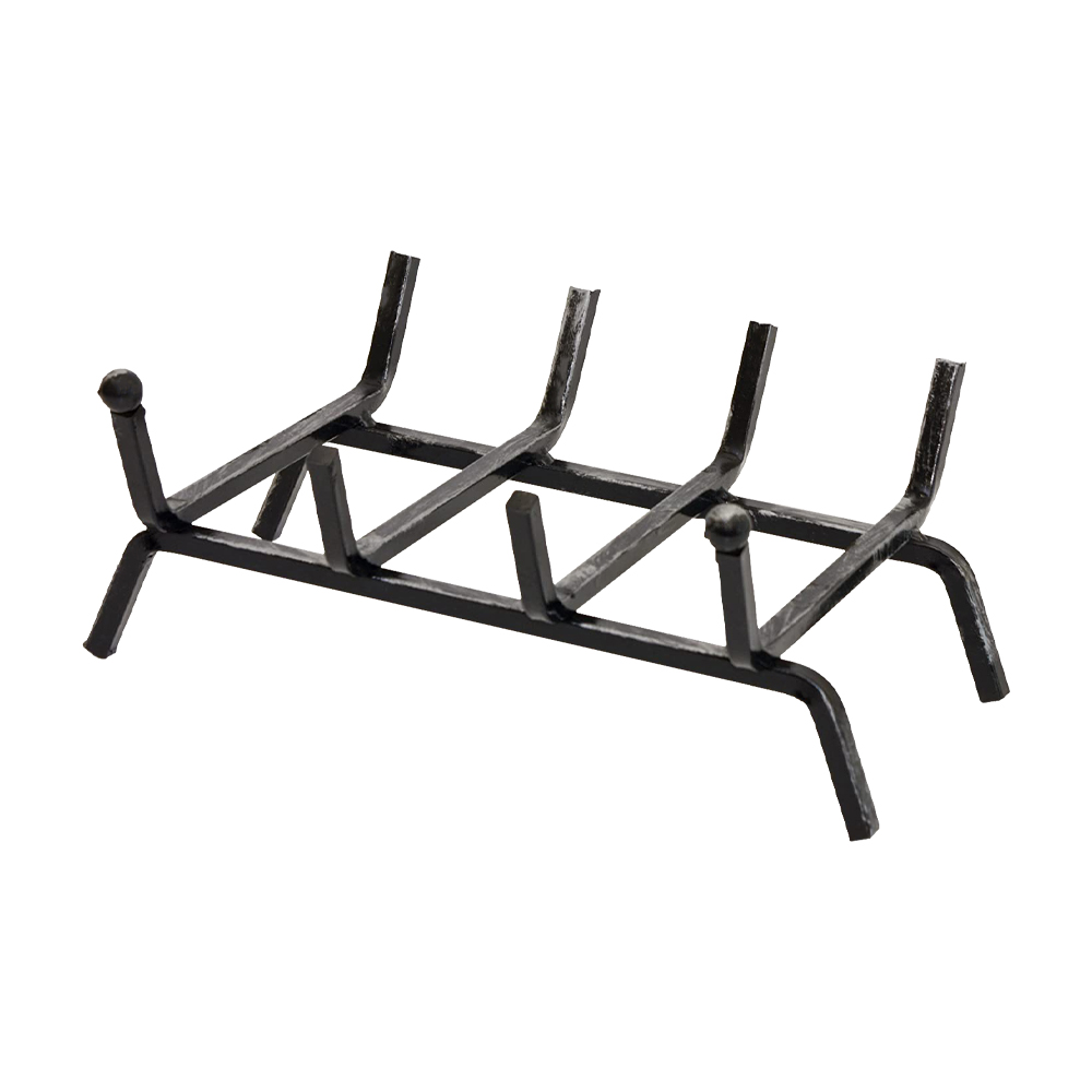 Brucialegna per Camino in Acciaio 40x35 cm FERLIVING  - Sezione 18x18 mm