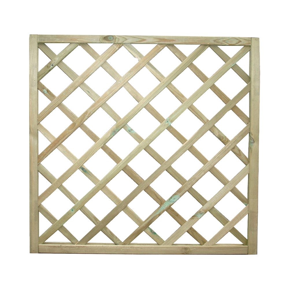 Pannello grigliato in legno di pino ferliving - 90x90 cm.