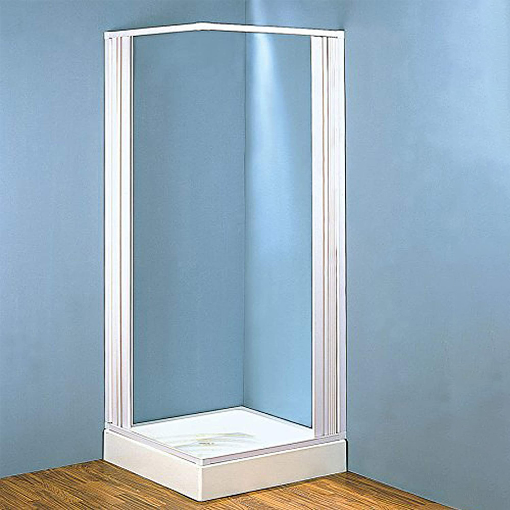 Box Doccia Angolare a Soffietto FERLIVING 80/60x80/60x185h cm