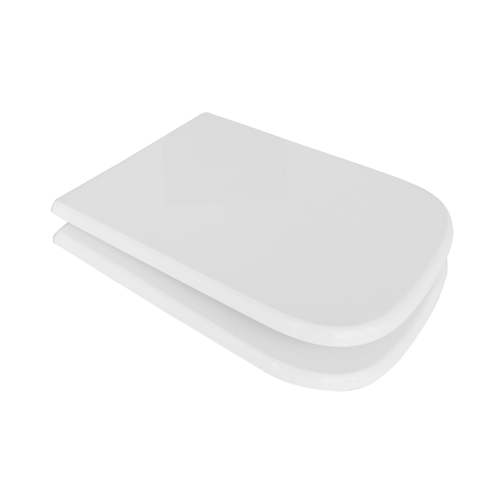 Sedile wc per azzurra serie iris forma 8 - 41x35.2 cm.