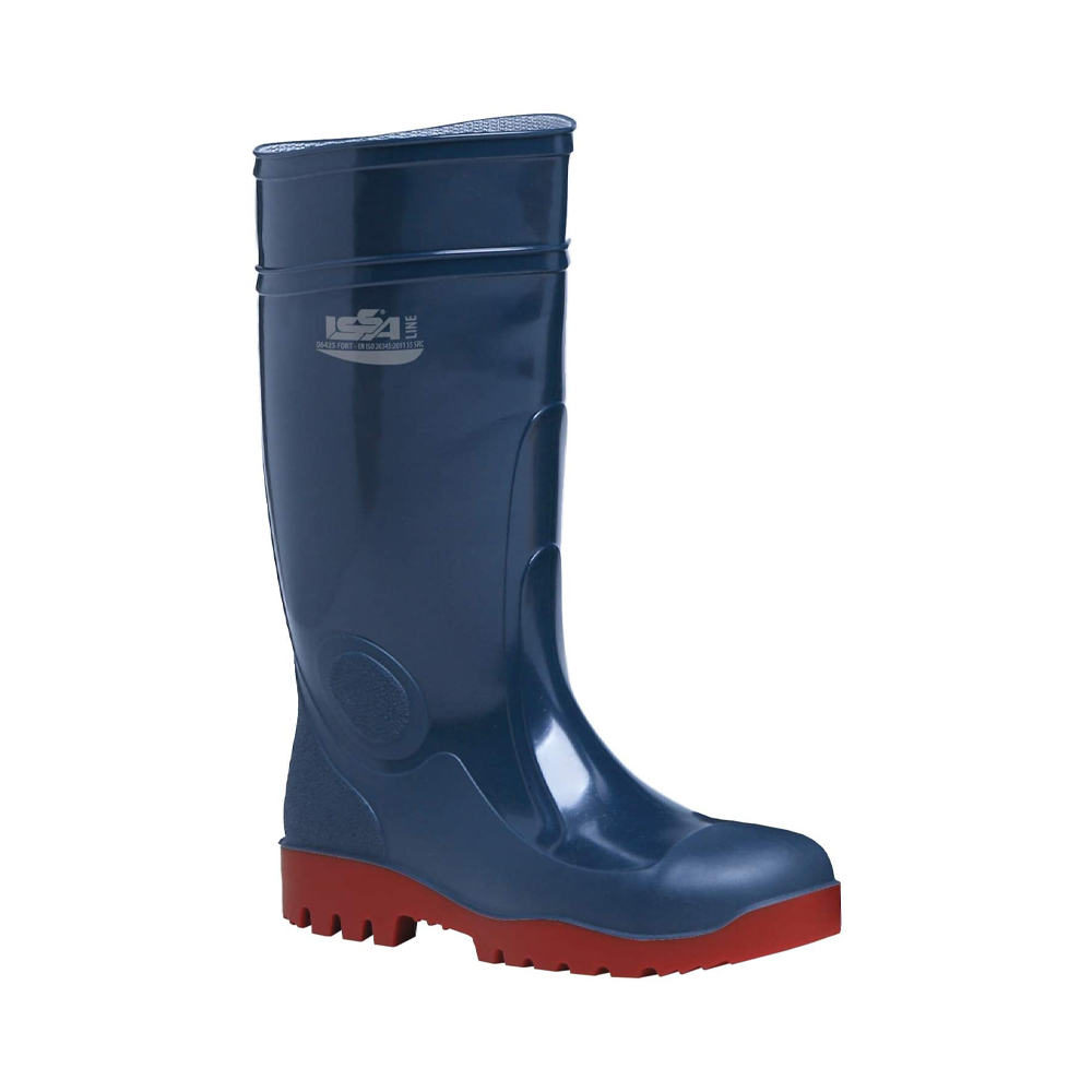 Stivali a Ginocchio in Nitrile Blu Taglia 41 FERWORK - Classe S5 SR SRC