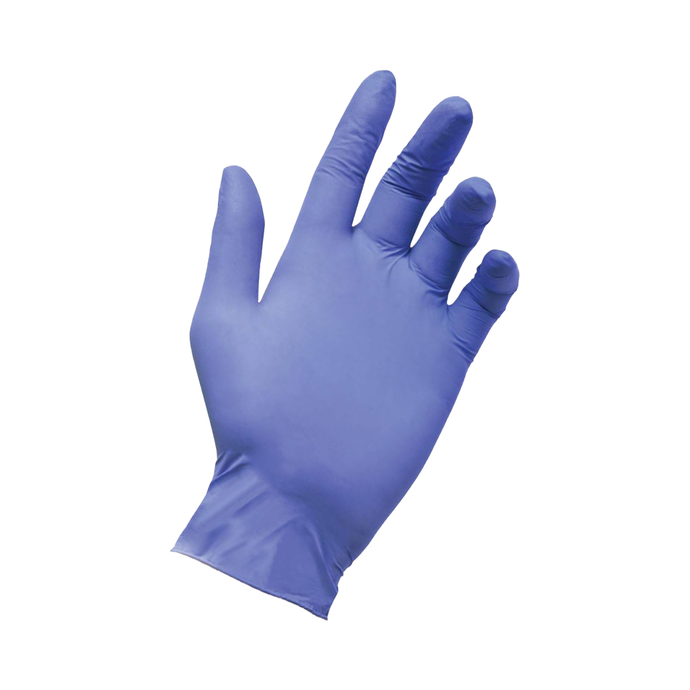Guanti in Nitrile Spessorati 0,14 mm Taglia L Azzurro AREXONS - Conf. 100 Pezzi