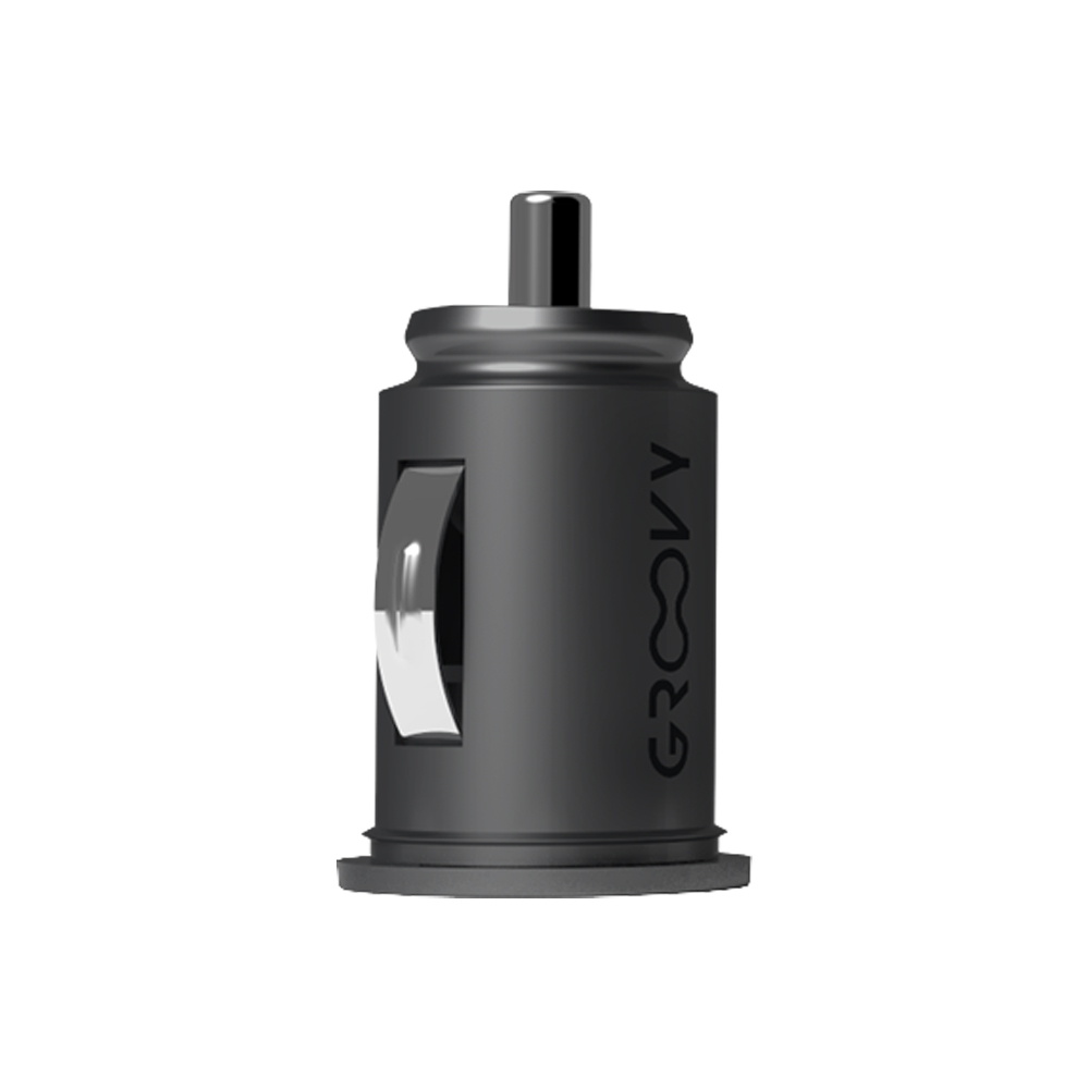 Caricatore per smartphone 2 porte usb groovy - per auto.